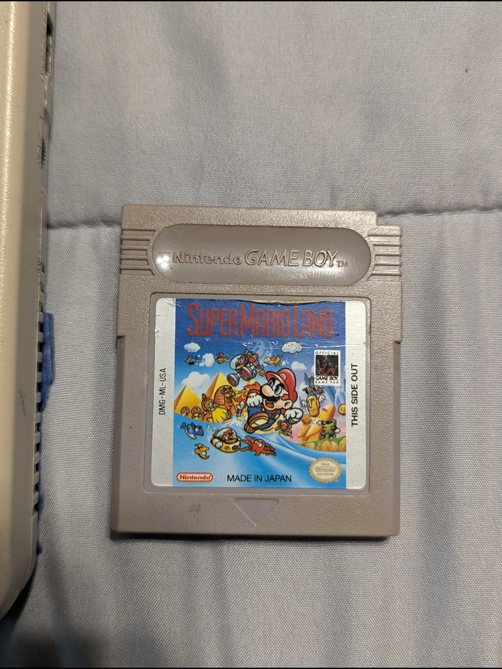 Nintendo Game Boy Portable in Cream with Purple Buttons